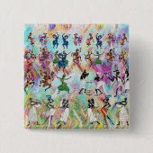 African Feast: Rhythms of Unity 缶バッジ (正面)