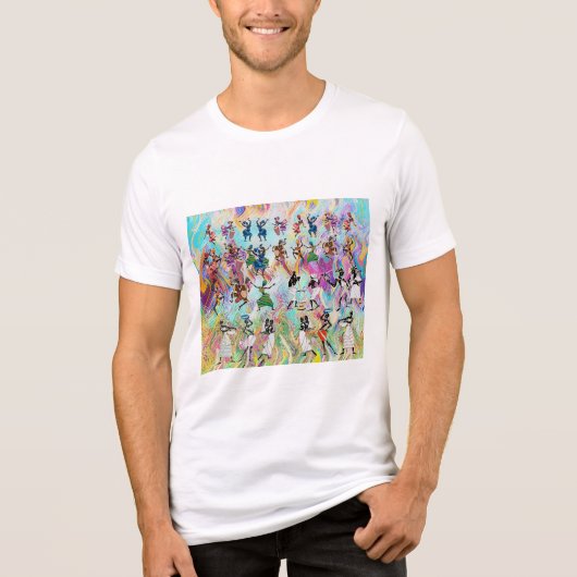 African Feast: Rhythms of Unity T-Shirt トライブレンドＴシャツ (正面)