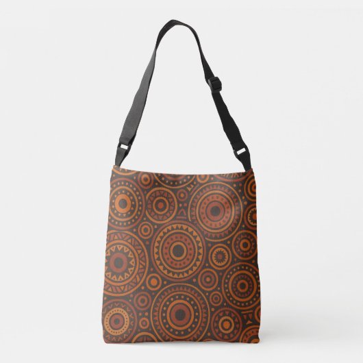 African Geometric Tote クロスボディバッグ (裏面)