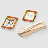 African Ghana Kente WEDDING Guest Favor Gift ハンドファン (組立なし)