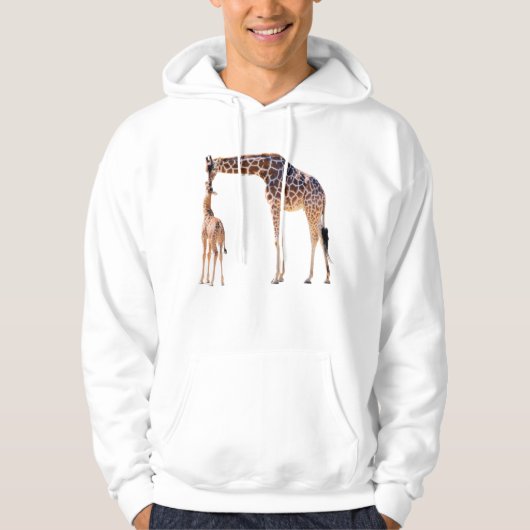 African Giraffes Hoodie パーカ (正面)