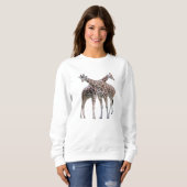 African Giraffes Sweatshirt スウェットシャツ (正面フル)