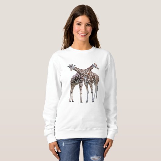 African Giraffes Sweatshirt スウェットシャツ (正面フル)