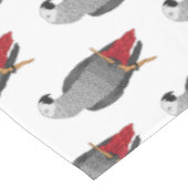 African grey parrot cartoon illustration テーブルクロス (アングル)