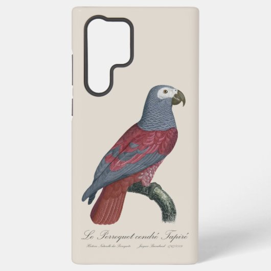 African Grey Parrot Red Factor Psittacus Erithacus Samsung Galaxyケース (裏面)