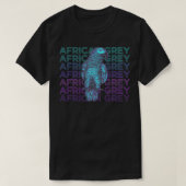 African Grey Parrot Retro African Grey Premium  Tシャツ (デザイン正面)