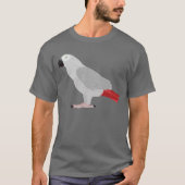 African Grey Parrot Tシャツ (正面)