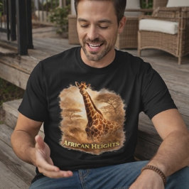 African Heights Giraffe | African Wildlife Pride トライブレンドTシャツ