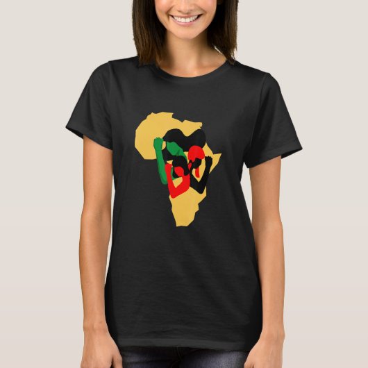 African Human Rights and Women Struggle Tシャツ (正面)