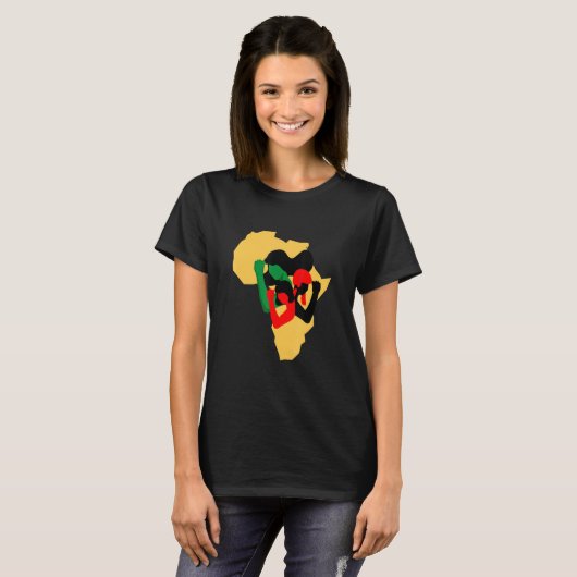 African Human Rights and Women Struggle Tシャツ (正面フル)