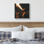 African inspired art キャンバスプリント (インサイチュ (寝室))