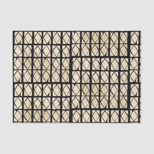 African Inspired Diamond Pattern Tissue Paper 薄葉紙 (正面)