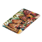 African Kids Christmas Photo Magnet マグネット (左側)