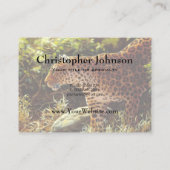 African Leopard名刺 名刺 (裏面)