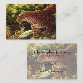 African Leopard名刺 名刺 (正面/裏面)