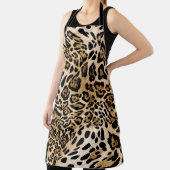 African Leopard Fur:シームレスアニマルテクスチャ エプロン (インサイチュ)