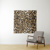 African Leopard Fur：シームレスアニマルテクスチャ タペストリー (インサイチュ)