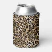 African Leopard Fur:シームレスアニマルテクスチャ 缶クーラー (缶正面)
