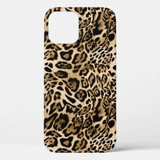 African Leopard Fur：シームレスアニマルテクスチャ Case-Mate iPhoneケース (裏面)