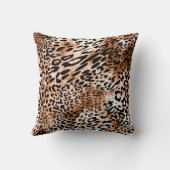 African Leopard Printシームレス クッション (裏面)