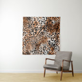 African Leopard Printシームレス タペストリー (インサイチュ)