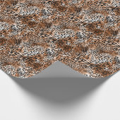 African Leopard Printシームレス ラッピングペーパー (角)