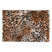 African Leopard Printシームレス 枕カバー (裏面)