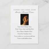 African Lion powerful -両面名刺 名刺 (裏面)