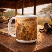 African Lion Pride | Majestic Wildlife Safari コーヒーマグカップ