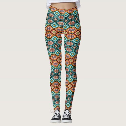 African Love - Power Yoga Leggings レギンス (正面)