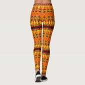 African Love - Power Yoga Leggings レギンス (裏面)