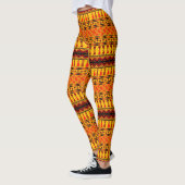 African Love - Power Yoga Leggings レギンス (左)