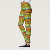African Love - Power Yoga Leggings レギンス (左)