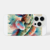 African lungfish 060824AREF102 - Watercolor iPhoneケース (裏面横)
