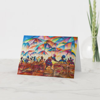 African Marketplace IIノートカード カード