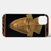 African Mask Painting by Chariklia Zarris Case-Mate iPhoneケース (裏面 (横))