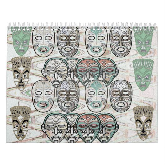 African Masks カレンダー (カバー)