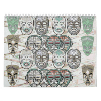 African Masks カレンダー