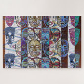African Masks V2 ジグソーパズル (横)
