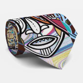 African Masks V2 ネクタイ (ロール)
