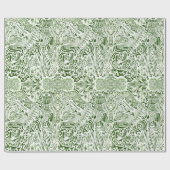 African music instruments wrapping paper ラッピングペーパー (フラット)