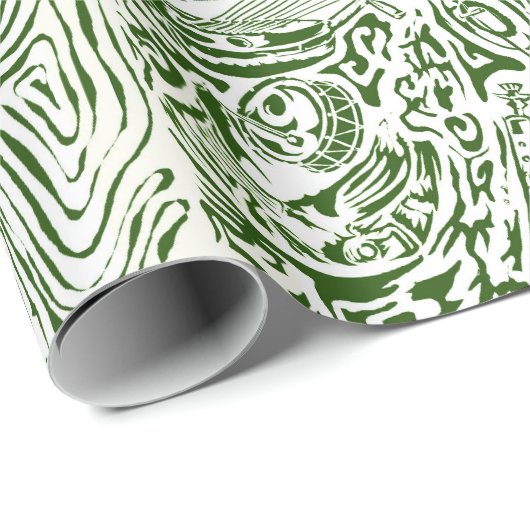 African music instruments wrapping paper ラッピングペーパー (ロールコーナー)