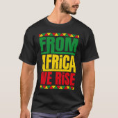 African Native African Americans Black History Mon Tシャツ (正面)