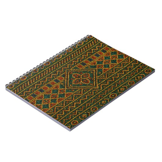 African Notebook Beaded Kente ノートブック (左側)