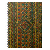 African Notebook Beaded Kente ノートブック (正面)