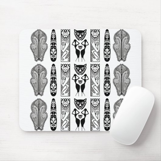 African Pattern マウスパッド (マウス)