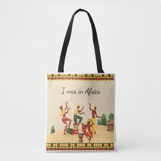 African Pattern Tote Bag | Ankara Print | Cultural トートバッグ (正面)