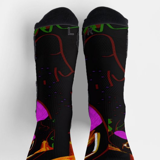 African Phoenix Rising Crew Socks ソックス (上部)