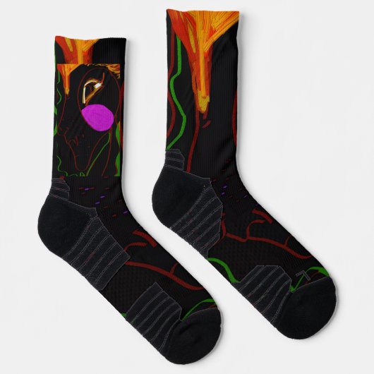 African Phoenix Rising Crew Socks ソックス (右)