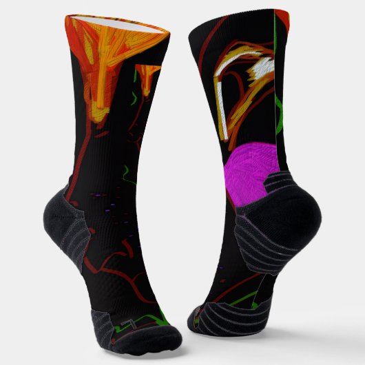 African Phoenix Rising Crew Socks ソックス (傾斜あり)